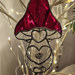 Love Mushroom Red/Clear